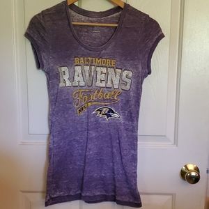 Baltimore Ravens Football Glittery T-shirt